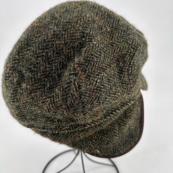 Paul Stuart Green Tweed Cap - Picture 3 of 8
